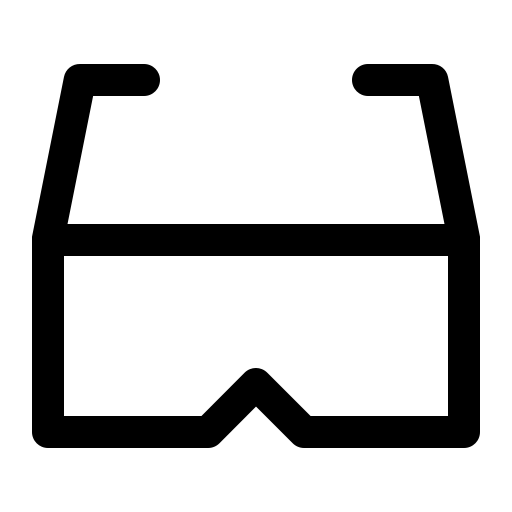 Glasses, reality, virtual, vr icon