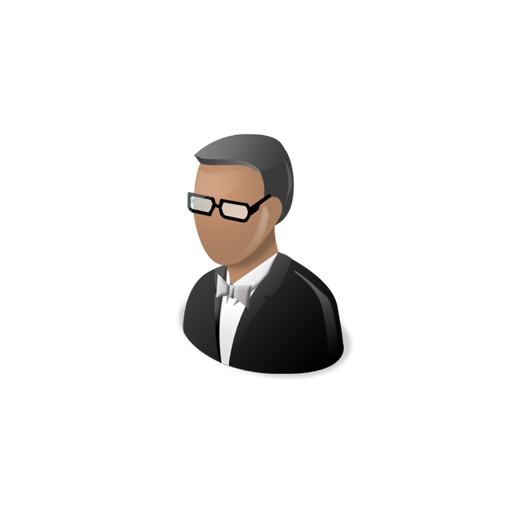Smoking, butler, user, man, galla icon