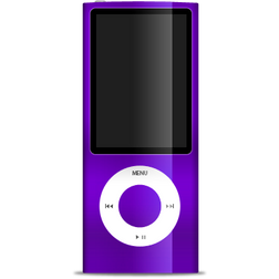 Nano, ipod, purple icon