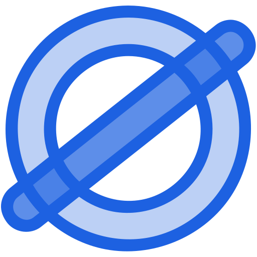 Banned, no, not allowed, wrong icon