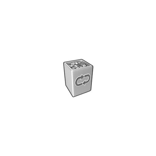 Bin, full, trash icon
