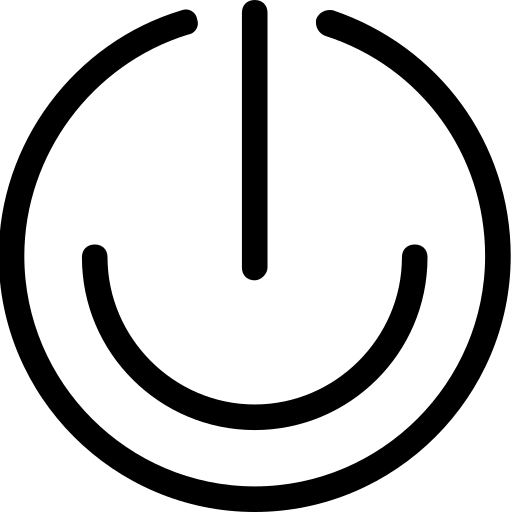 Off, on, power, turn off, turn on icon