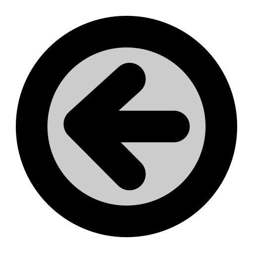 Arrow, direction, left icon