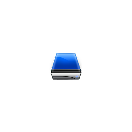 Blue, drive icon