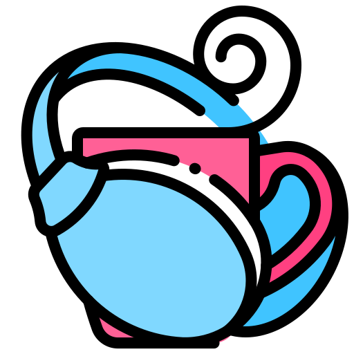 Mug, earmuffs, fur, headphones icon