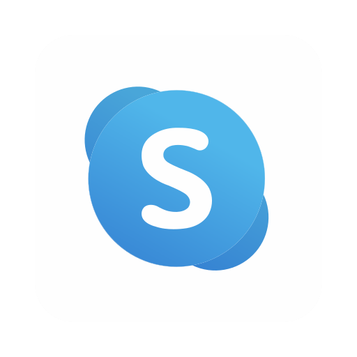 Skype, video, audio, social media, website icon