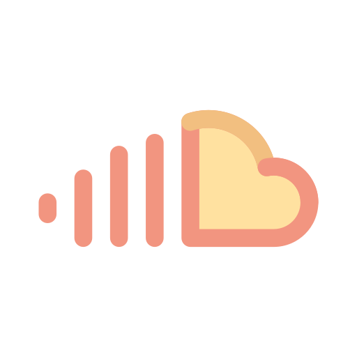 Soundcloud, music, sound, audio icon