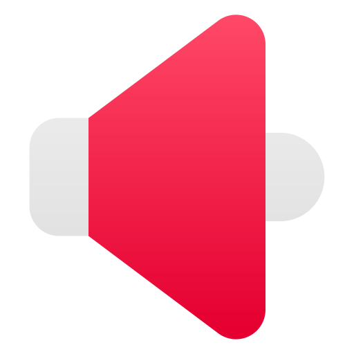 Speaker, sound, audio, volume icon