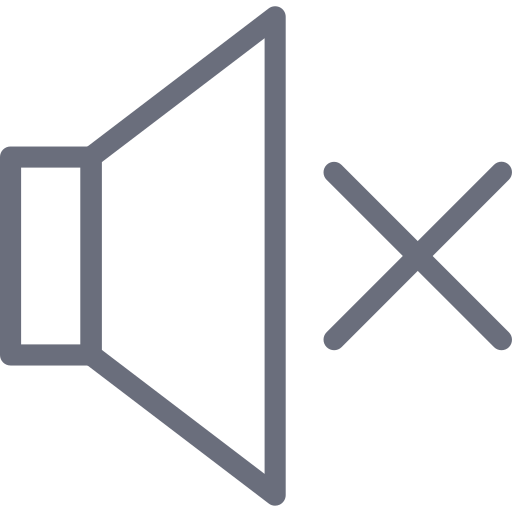 Audio, media, mute, off, player, sound, volume icon