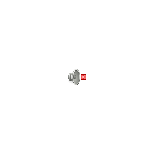Audio, muted, volume icon