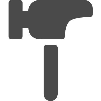 Hammer, repair, tool icon
