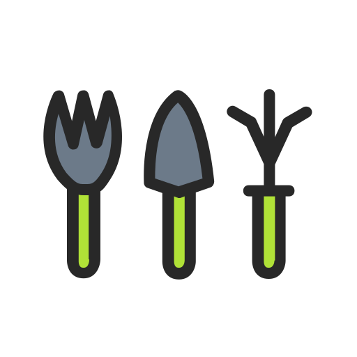 Garden, set, tools, nature, tool, gardenig, plant icon