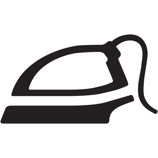 Iron, electric, ironing, laundry, tool icon