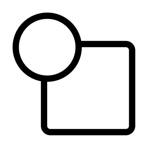Creative, shape, abstract, tool icon