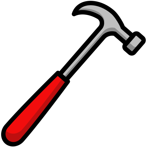 Construction, diy, hammer, tool icon
