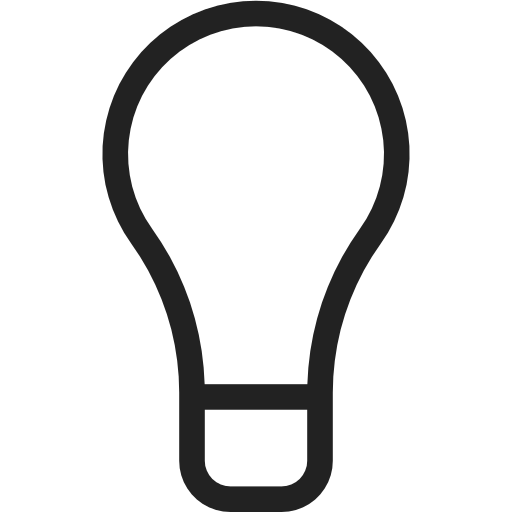 Bulb, energy, idea, lamp, light, equipment, tool icon