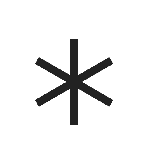 Asterisk, edit, editor, format, text, tool icon