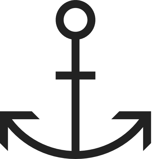 Anchor, administration, control, edit, option, setting, tool icon