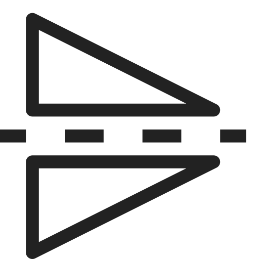 Measuring, symmetry, tool, direction, interaction, move, position icon