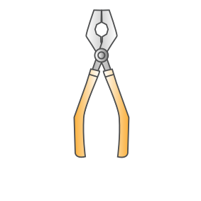 Equipment, nut, pliers, repair, tongs, tools, tweezers icon
