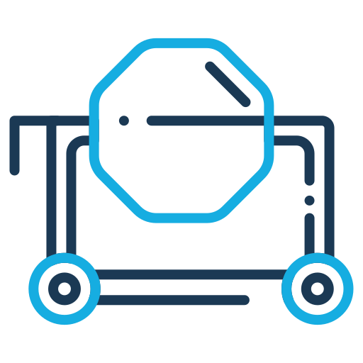 Building, cement, cement mixer, construction, industry icon