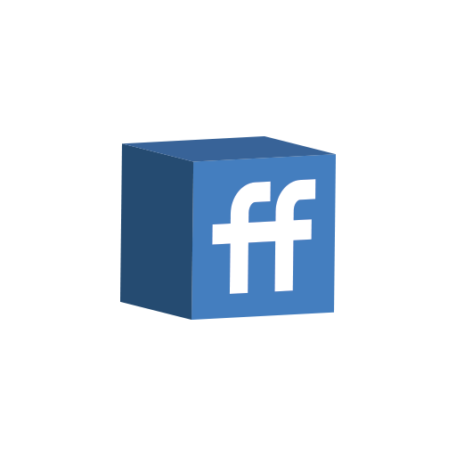 Cube, fiendfeed, media, set, social icon