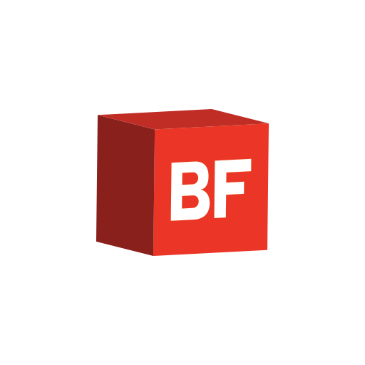 Buzzfeed, cube, media, set, social icon