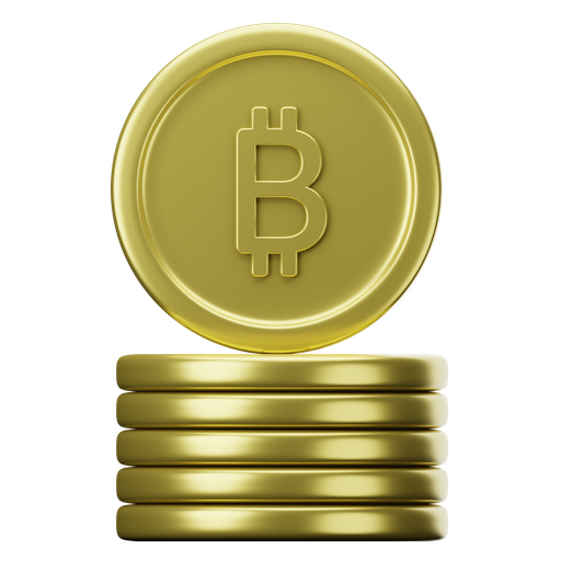 Bitcoin, stack icon