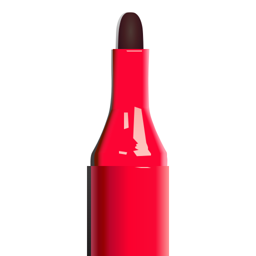 Red, red marker icon