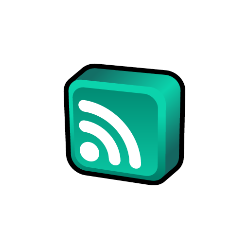 Atom, newsfeed icon