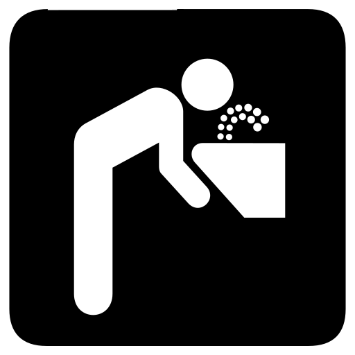 Drinking, fountain icon