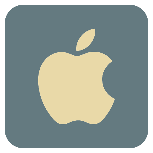 Apple, media, social icon