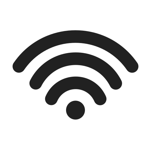 Ic, fluent, wifi, 1, filled icon