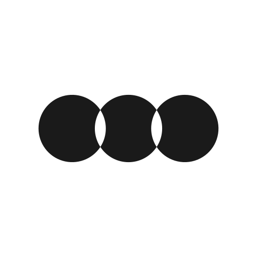 Letterboxed, circles, network, internet, connection icon