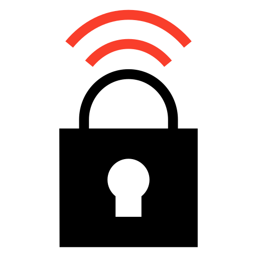 Lock, private, secure, wifi icon