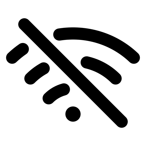 Close, wifi icon