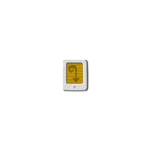 File, desert, tail icon