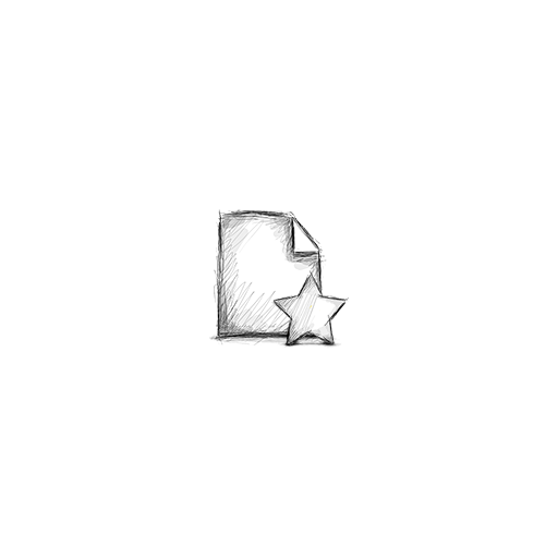 File, unstarred icon