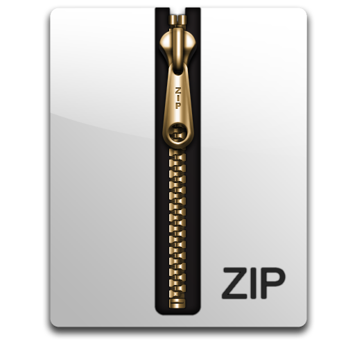 File, compressed, zip, packed, zipped icon
