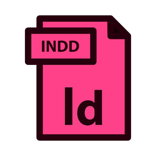 File, indd, indesign, type icon