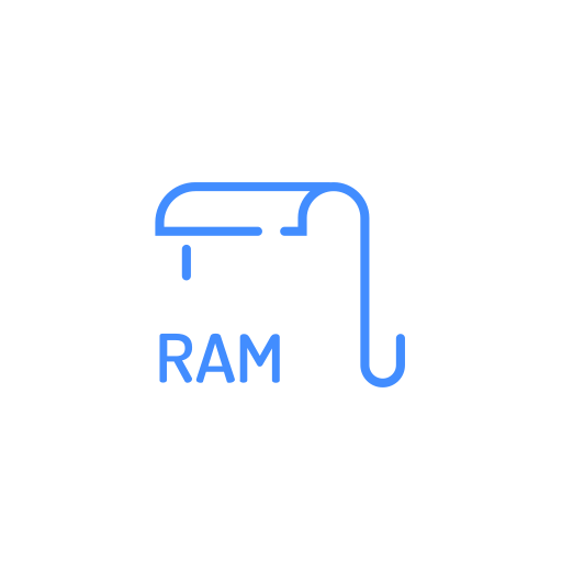 Ram, file, extenstion icon
