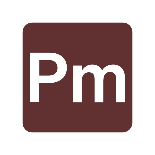 Adobe, extension, file, format, pagemaker icon