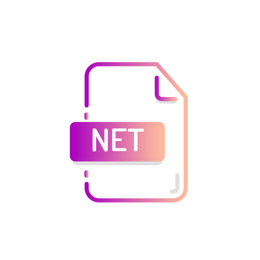 Extenstion, file, format, net icon