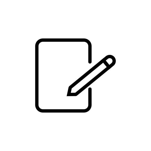 Note, text, pencil, file, edit, document icon