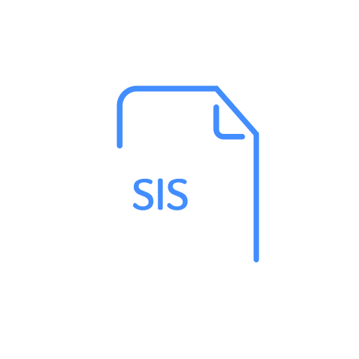 File, extenstion, sis icon