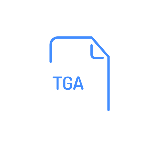 File, extenstion, tga icon