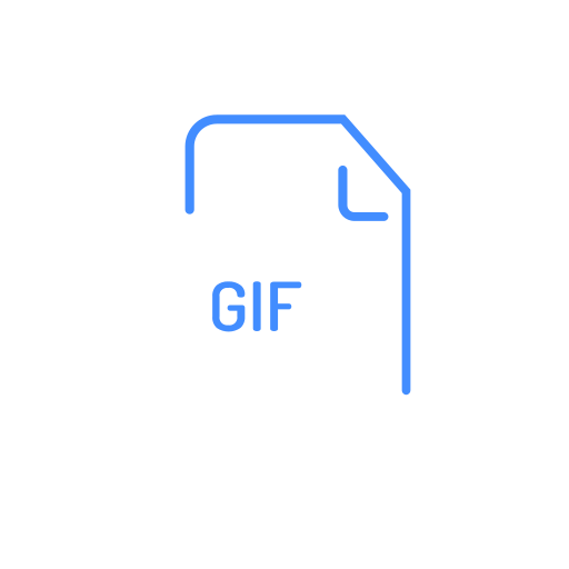 File, extenstion, gif icon