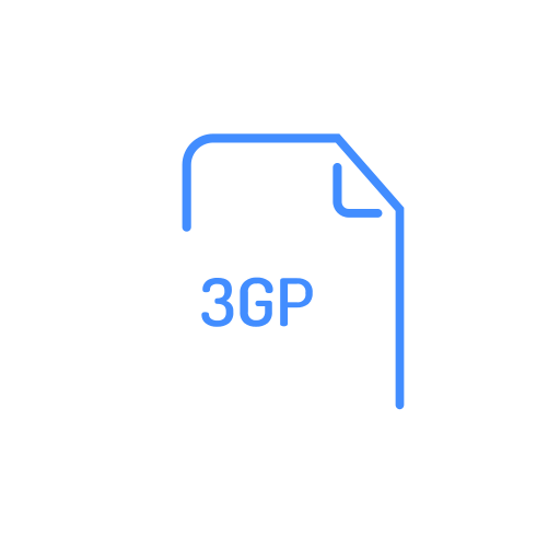 File, extenstion, 3gp icon