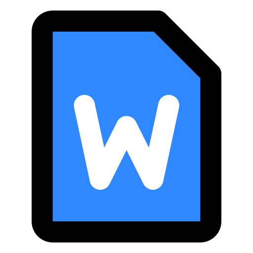 File, word icon