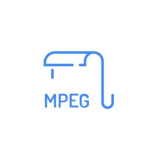 Mpeg, file, extenstion icon
